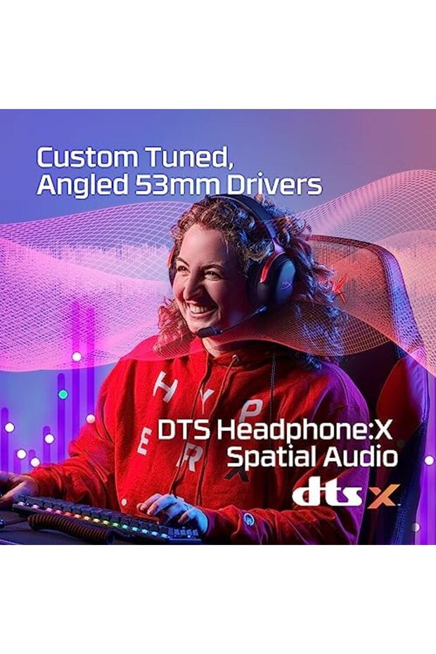Cloud III Gaming Headset Black-Red - 8