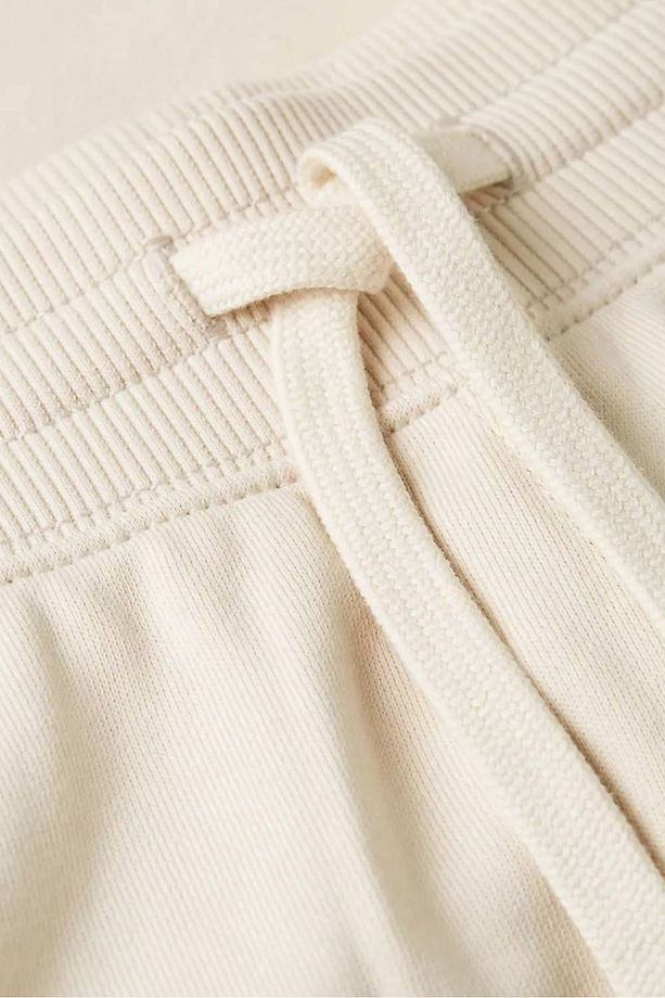 Erkek Terry Jogger Eşofman Altı - Krem - 3