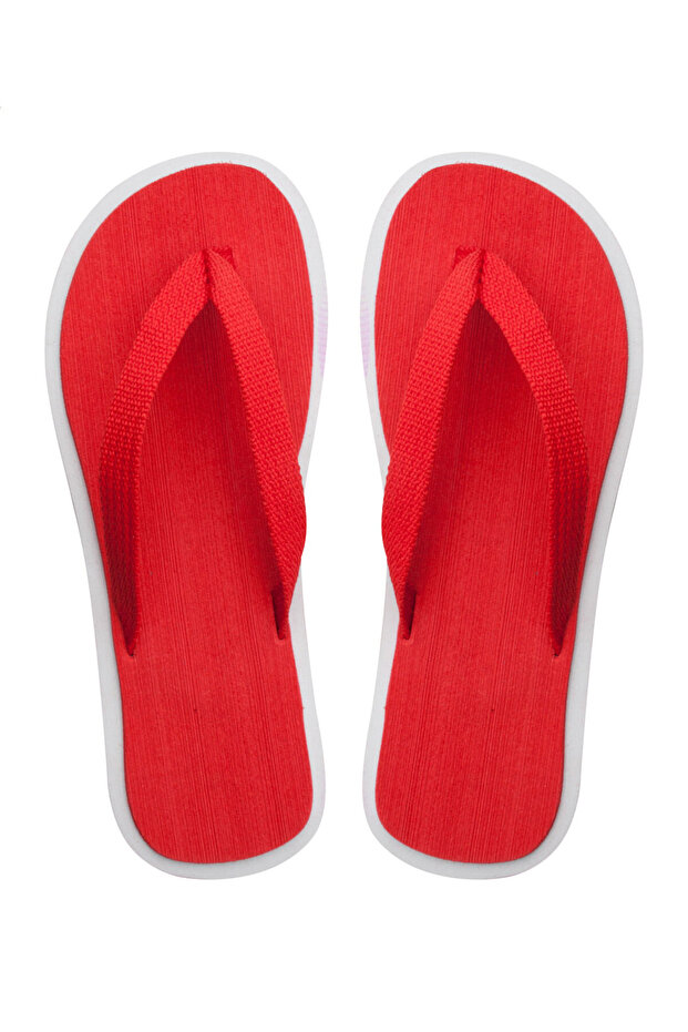 papuci de plajă roșu - 1