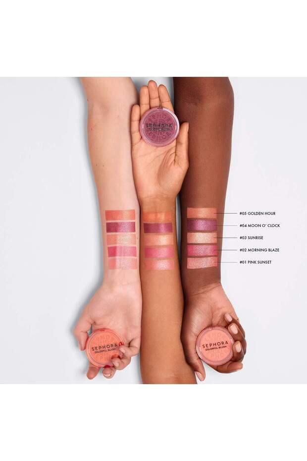 Colorful Blush and Highlighter Glaze - 8