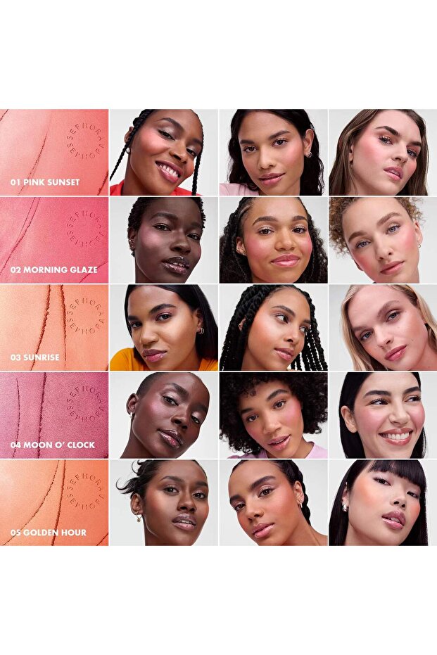 Colorful Blush and Highlighter Glaze - 5