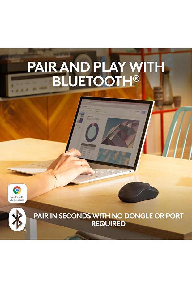 ماوس بلوتوث صامت M240، لاسلكي، صغير الحجم، محمول، تتبع سلس - 3