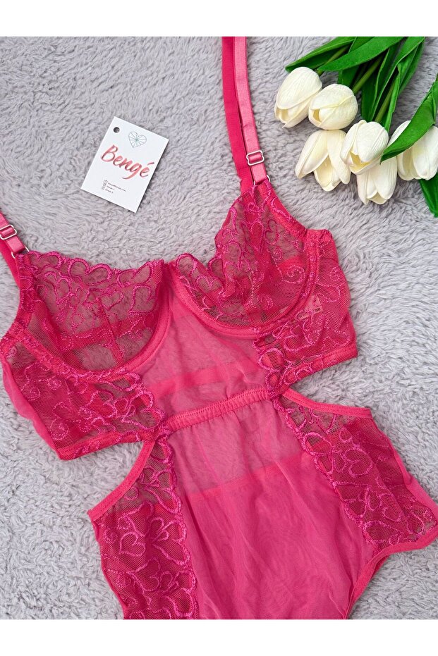 Luxe Pink Charm Bodysuit - 2