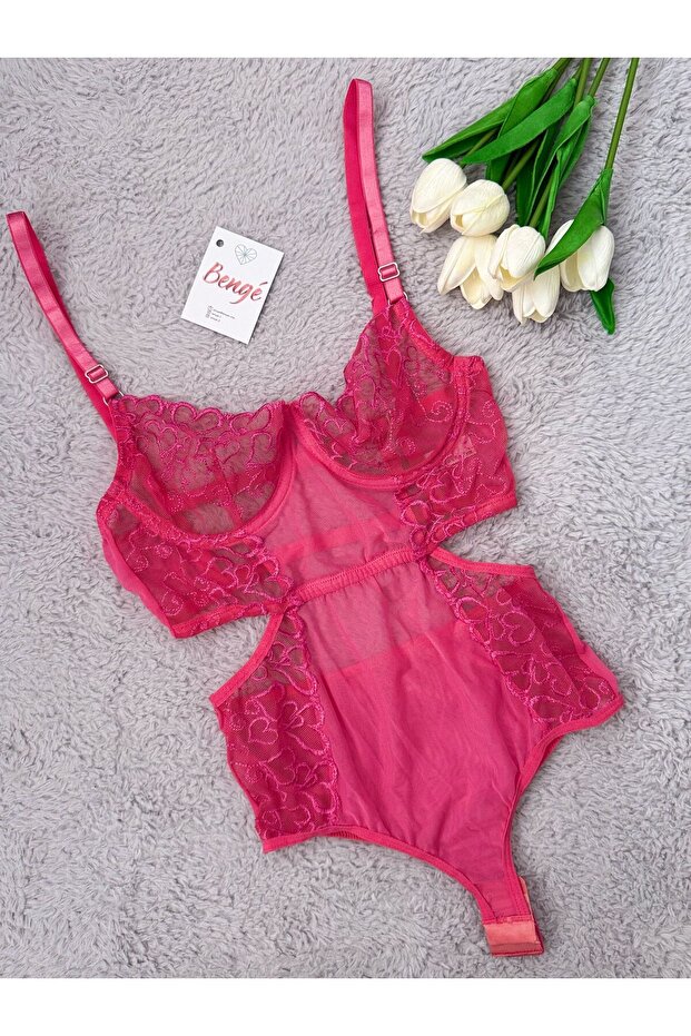 Luxe Pink Charm Bodysuit - 1