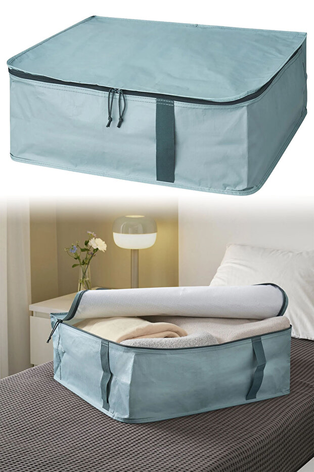 Fermuarlı Yatak Altı Hurç 55x49x15cm Depolama Kutusu DF065 - 1