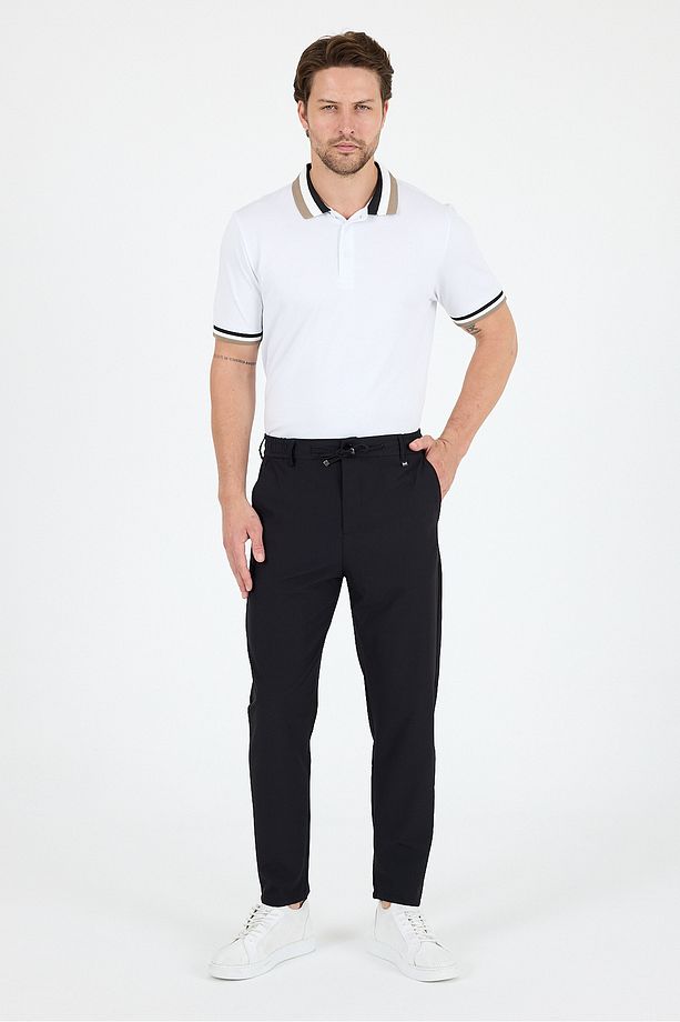 Spor ve Günlük Rahat Cool %92Polyester %8Elastan Esnek Kumaş Erkek Jogger Pantolon Eşofman Altı 3670 - 1