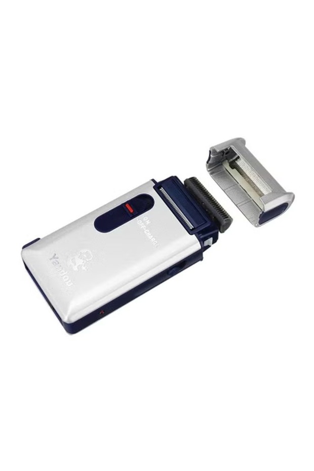 Rechargeable Mini Electric Shaver Silver - 2