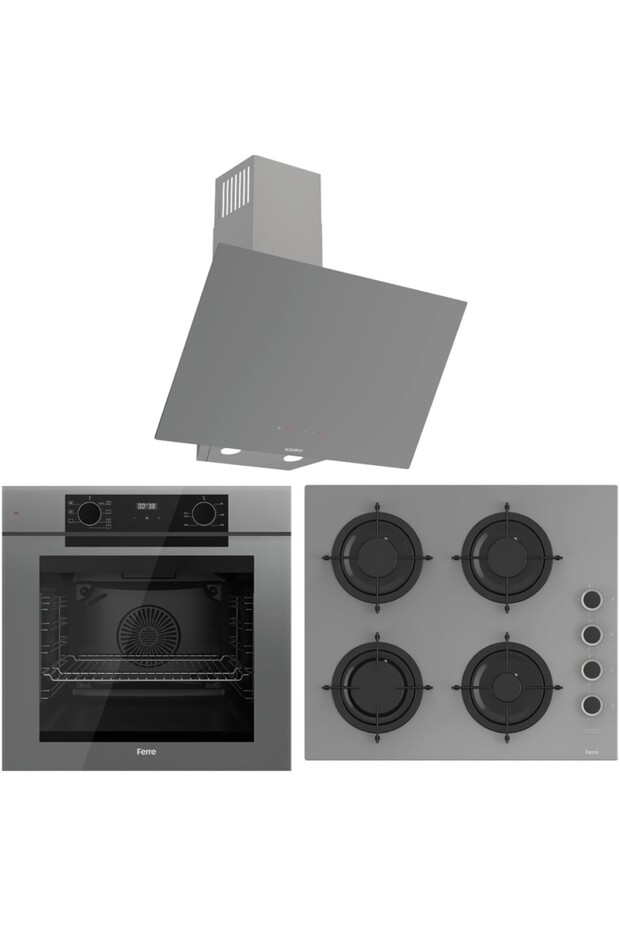 FryArt Artline QEP63CPR - CS208-FA - D079-SA 7 Prog. Dijital Turbo Ank. Set - Gri - 1