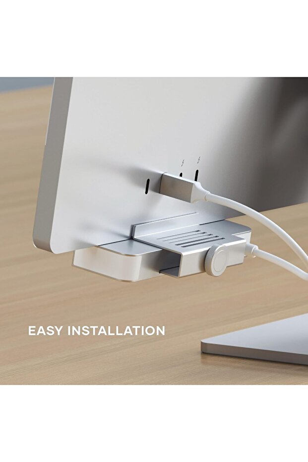 موزع USB C من Satechi - محول USB لجهاز iMac - منفذ بيانات USB-C، بيانات USB-A 3.0، قارئ بطاقات Micro/SD - USB - 9