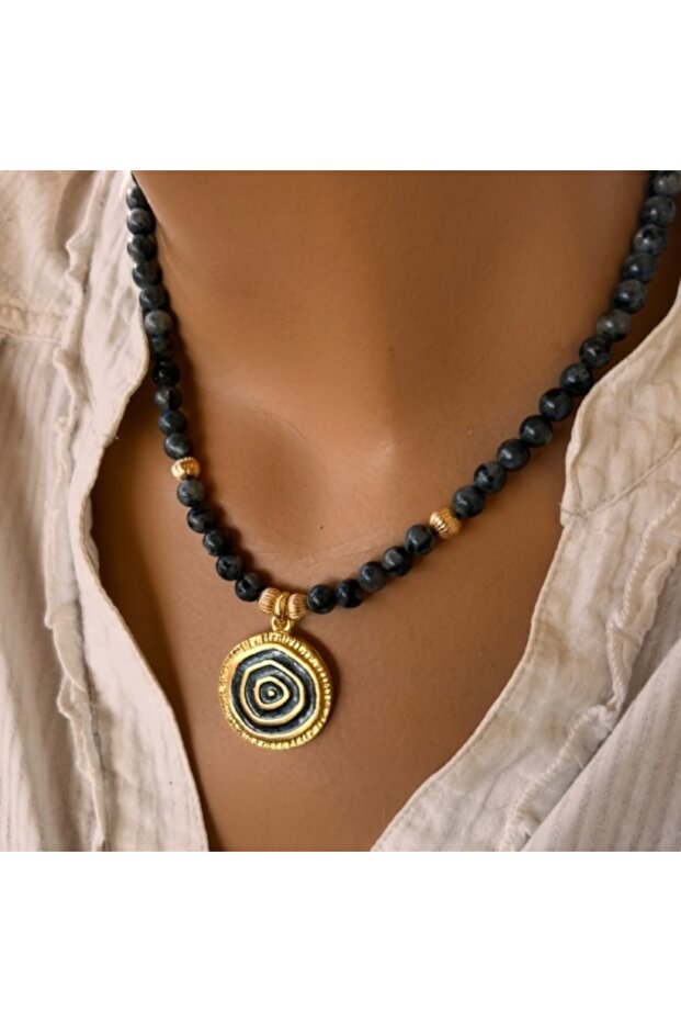 Labradorit Sarmal Kolye - 1