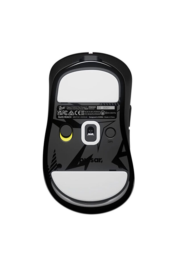 ZywOo The Chosen 8K Hz XS-1 Sensör Siyah Kablosuz Size 2 Medium Gaming Mouse (PZWX21) Uyumlu - 4