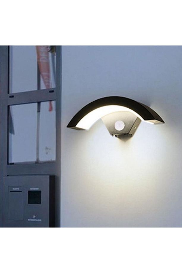 Elektrikle Çalışır, Sensörlü 24 Watt İç ve Dış Mekan Led Duvar Aplik 3000K G. Işığı Led Armatür - 2
