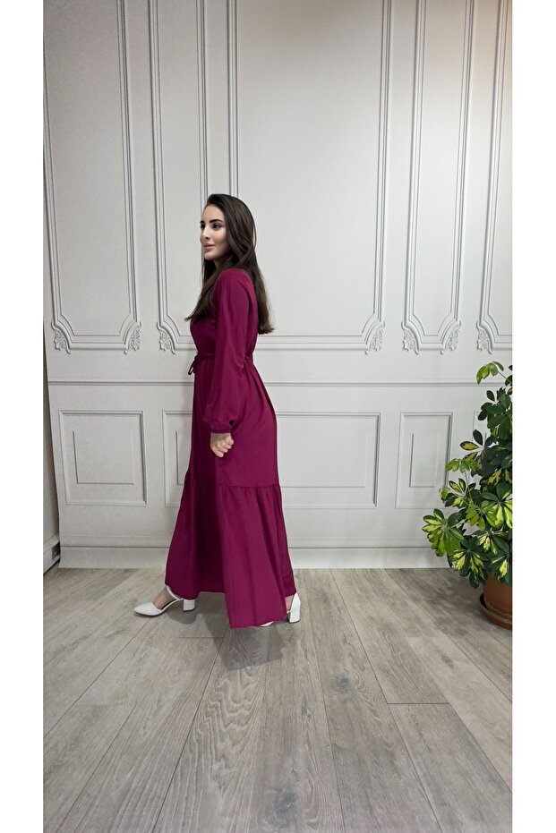 WISH - فستان بخصر أمامي - 3