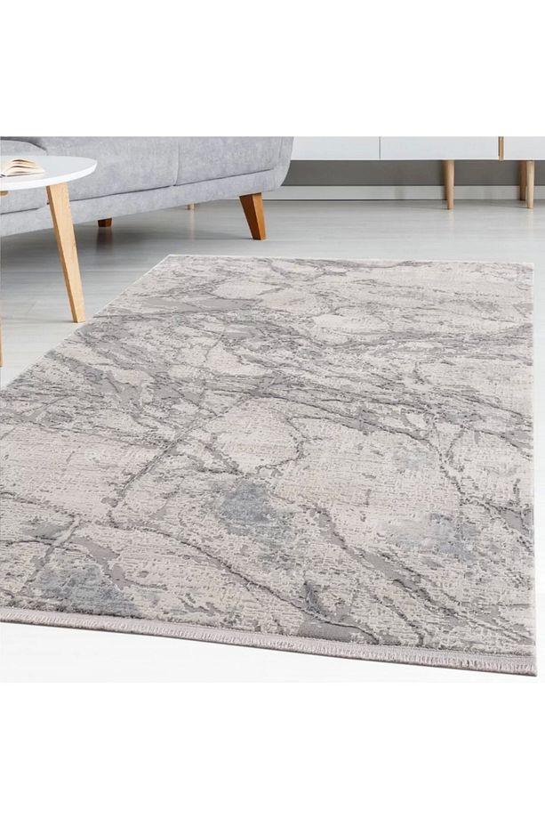 Breda Modern Salon ve Oturma Odası Halısı - Gri - 1