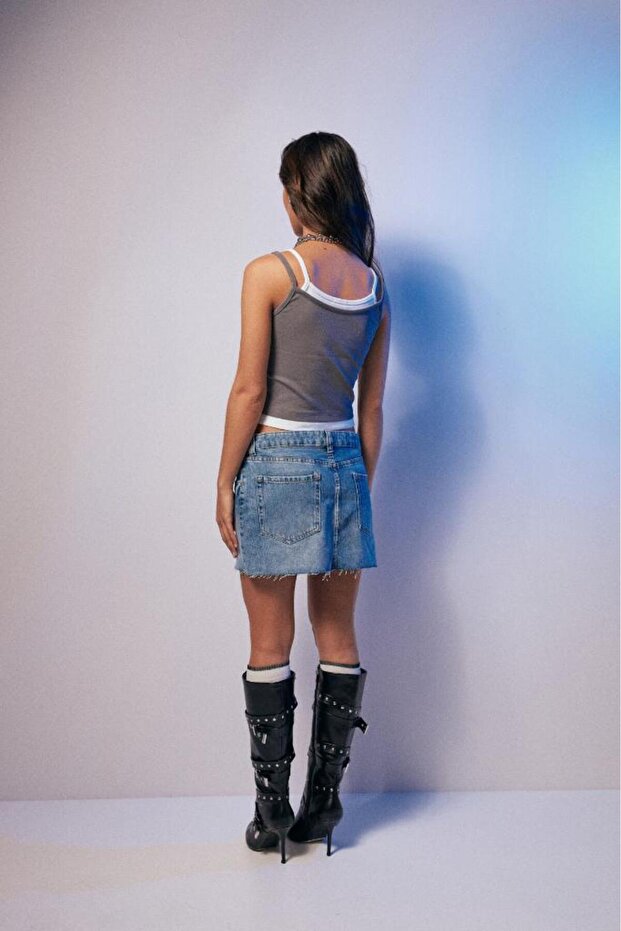 Printed Thin Strap Undershirt - 8