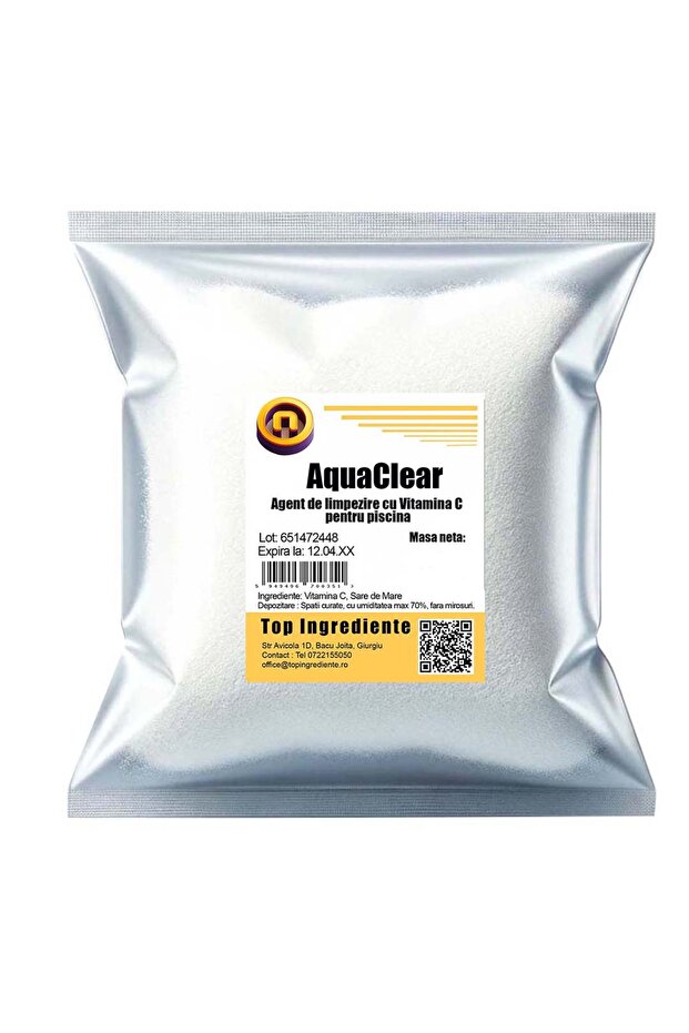 AquaClear - Почистващ препарат за басейни с витамин C 500 г - 1