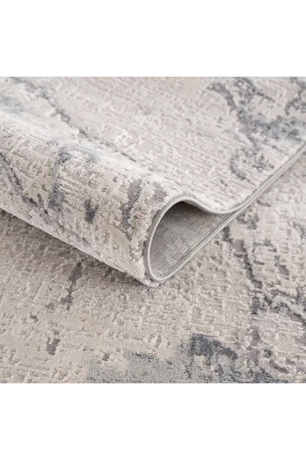 Breda Modern Salon ve Oturma Odası Halısı - Gri - 3
