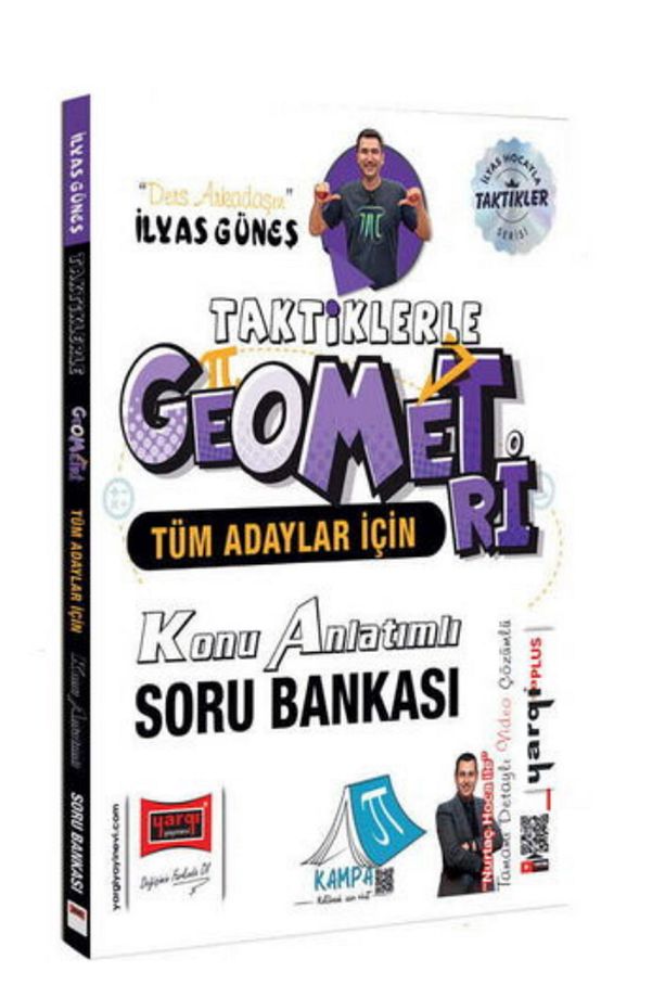 Tüm Adaylar İçin Taktiklerle Temel Matematik Problemler Geometri Konu Anlatımlı Soru Bankası Seti - 4