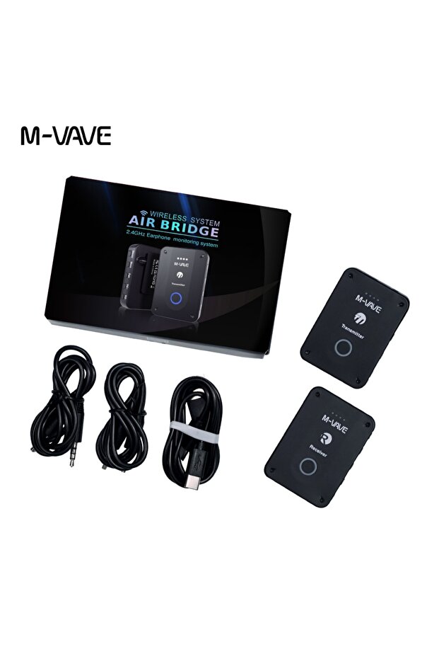 WP-9 M-VAVE WP-9 2.4G Wireless System Earphone Monitor Transmission System Rechargeable Transmitter