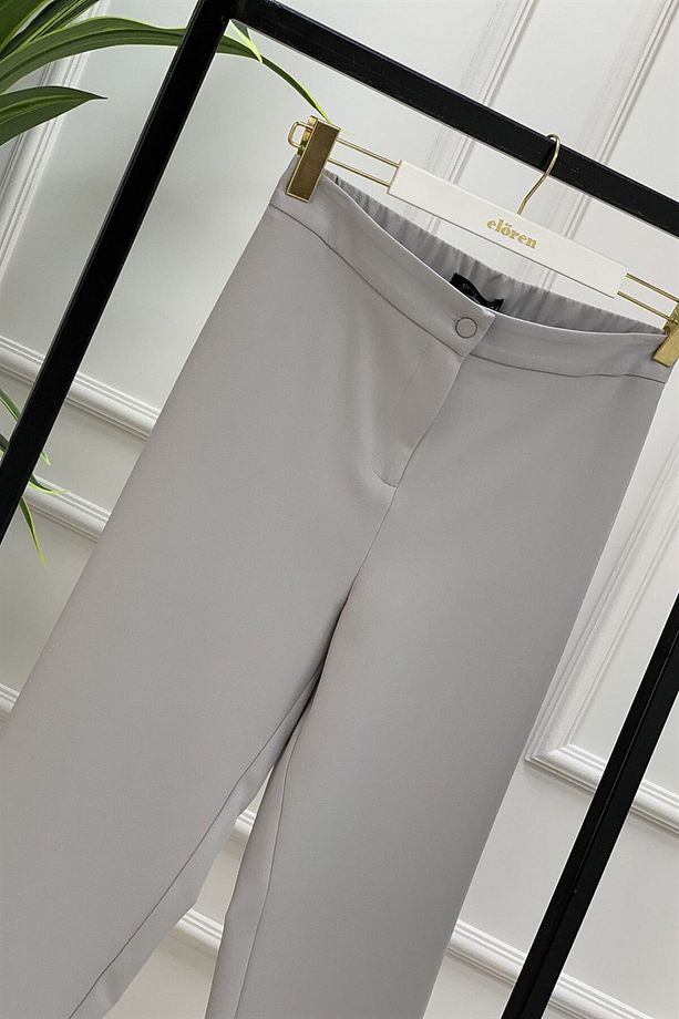 Havuç Model Kadın Pantolon Gri 1305 - 2