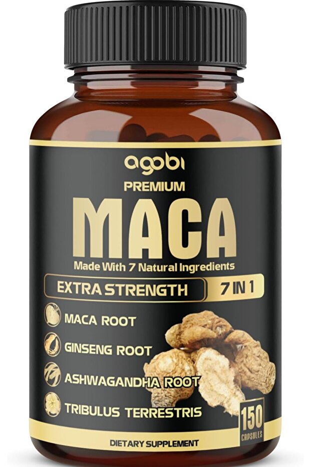 7in1 Premium Maca Root Capsules with Ashwagandha, Ginseng, Tribulus Terrestris and More Equiva