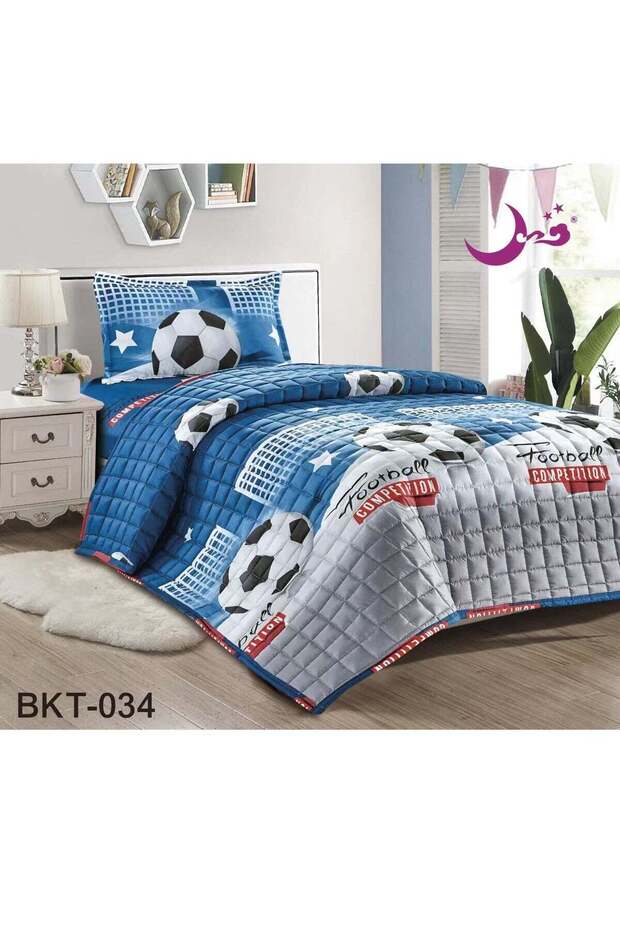 طقم لحاف سرير مضغوط (3 قطع) - أنماط للأطفال - 1