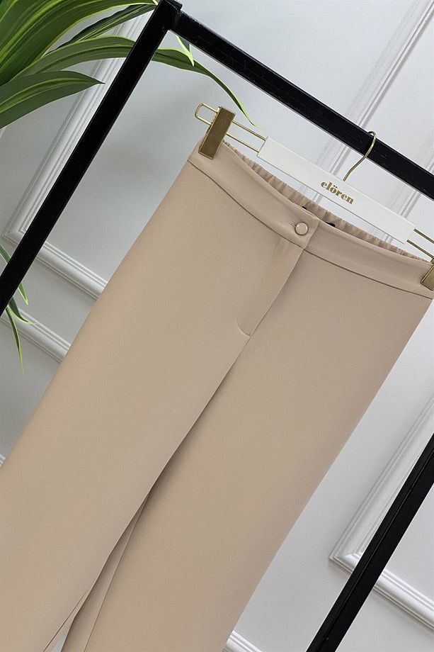 Havuç Model Kadın Pantolon Bej 1305 - 2