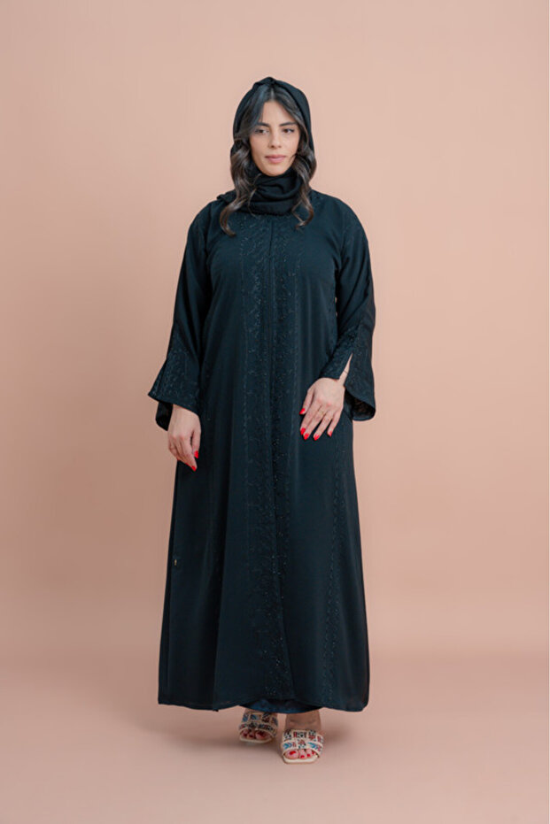 Aary Embroidered Modern Abaya