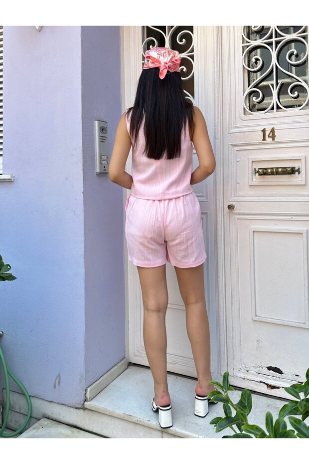 Keten Şortlu Takım - 4