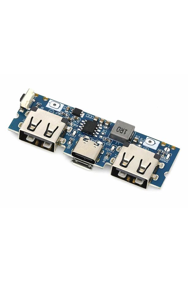 Powerbank Devresi 5V 2.4A Dual Usb Çıkış Type C Micro Usb Giriş Lityum Lion 3.7V 18650 Pil Şarj - 5