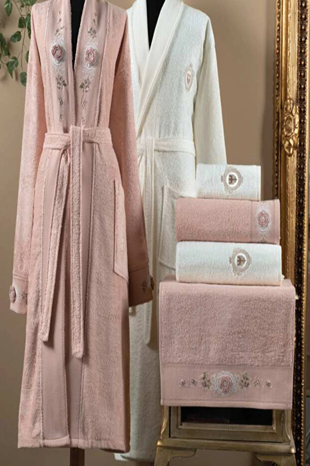 Bambu Bornoz Takımı Duygu - 1