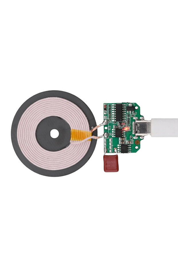 Kablosuz Şarj Modülü Type C 15W 5V 1A 9V 1.5A Mobil Akıllı Telefon Oyuncak Pil Şarj QI WPC V1.2.3 - 1
