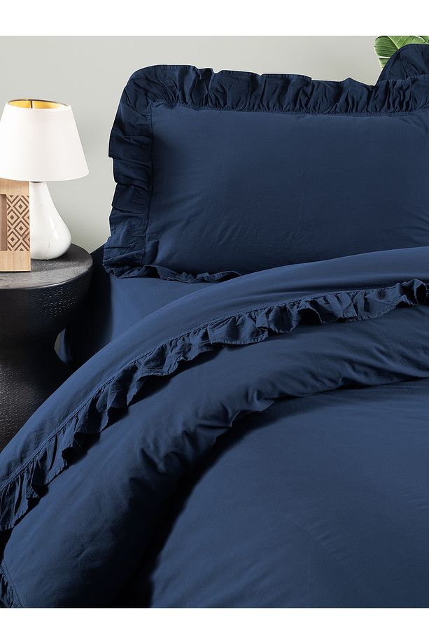 Exclusıve Stonewashed Tek Kişilik Nevresim Takımı Kutulu - 2