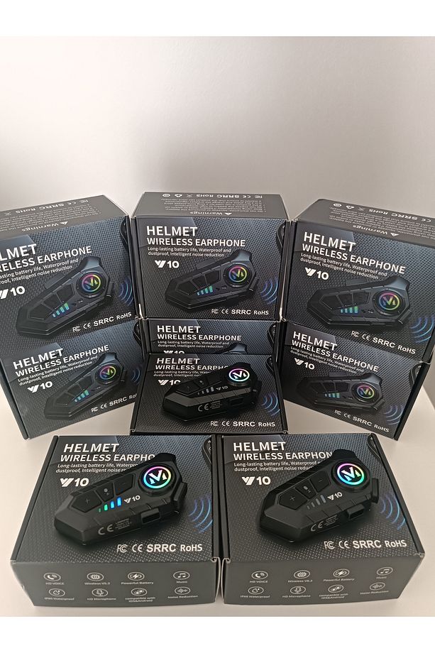Y10 İNTERCOM KASK BLUETOOTH KULAKLIK - 1