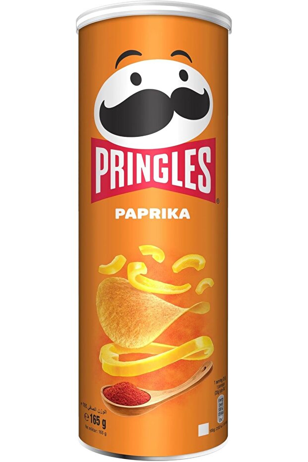 Paprika Smoky Spiced Crunch Potato Chips Canister Stack (165g)