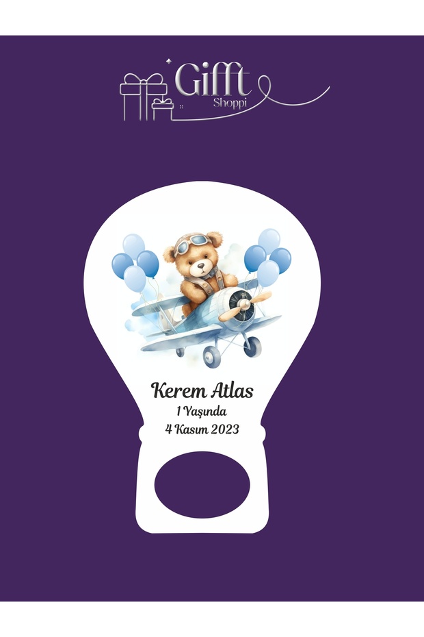 10 Pieces - Teddy Bear Balloon Opener Newborn Birthday Magnet Baby Gifts