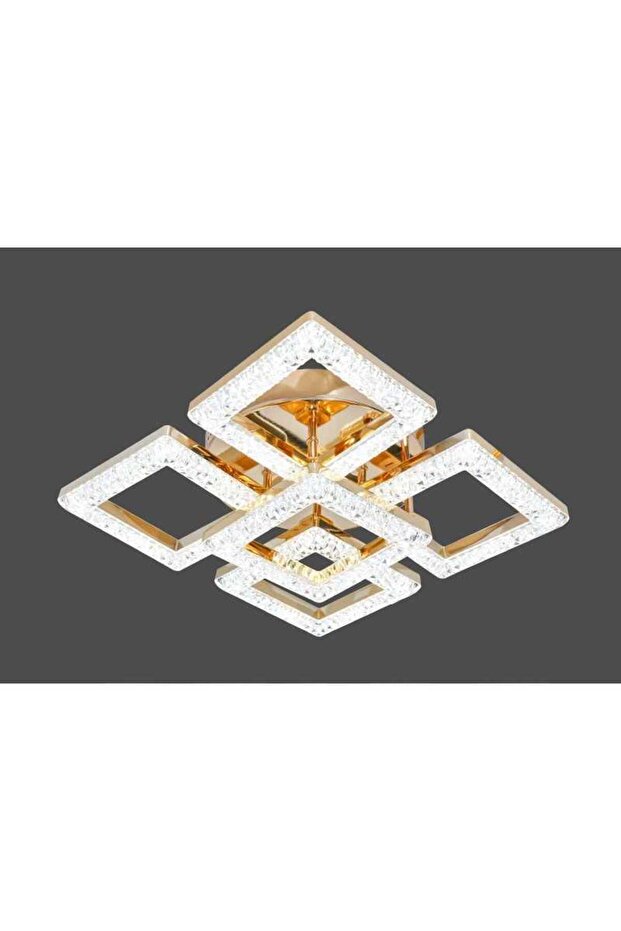LED chandelier with 2.4G wifi remote control with light/cold/warm/neutral adjustable intensity - 1