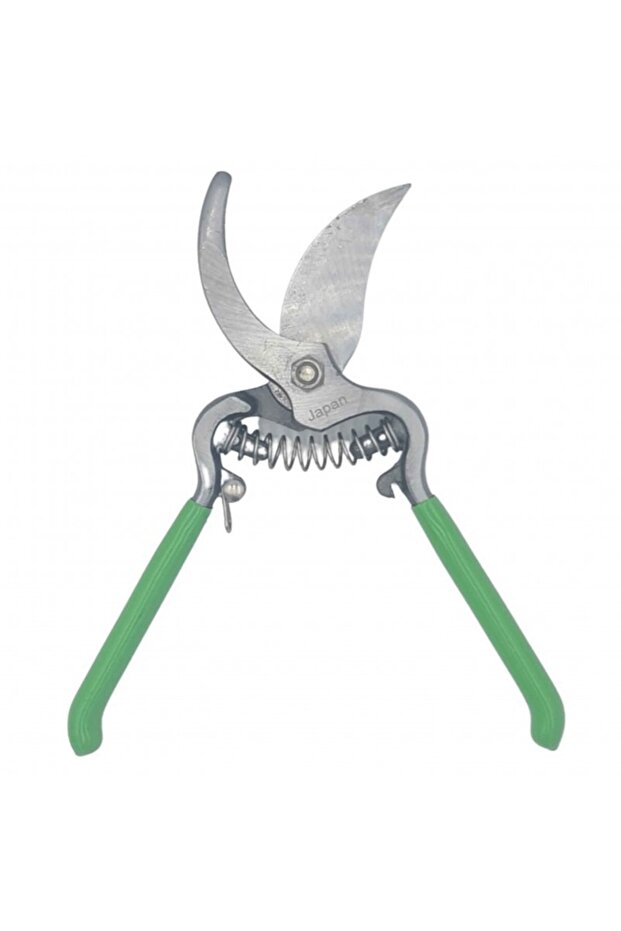 Vine pruning shears, with spring and automatic locking system, stainless steel - 1