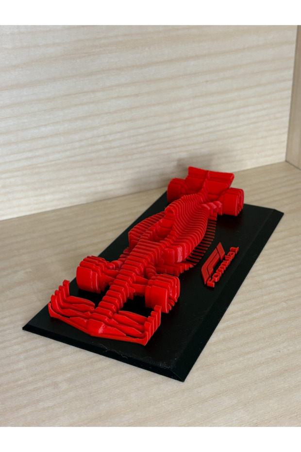 F1 Katmanlı Heykel 3D baskı formula 1 - 1