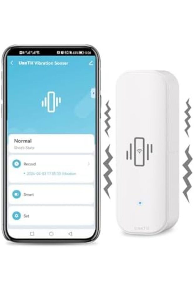 كاشف الاهتزاز الذكي Tuya Wifi مستشعر الاهتزاز نظام أمان المنزل الذكي يدعم Smart - 1