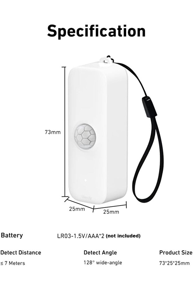 كاشف الحركة الذكي PIR Tuya Wifi مستشعر حركة الإنسان للأمن المنزلي يعمل مع Smart - 9