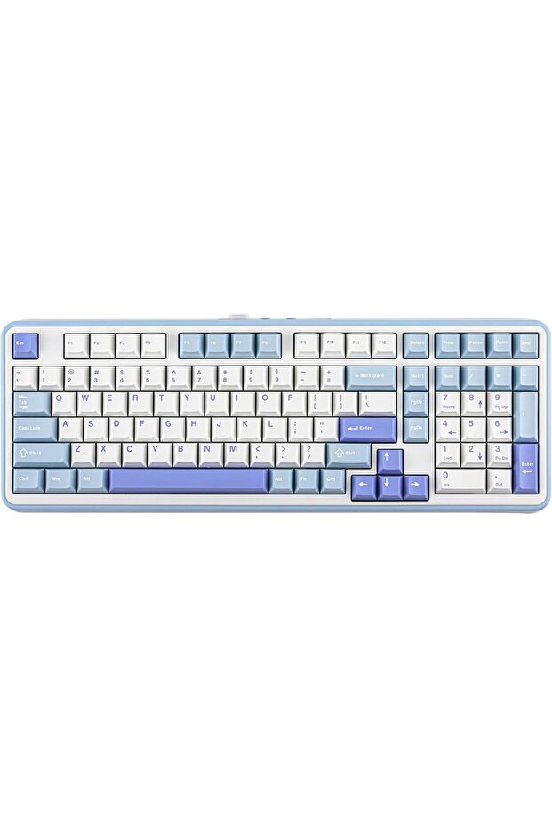 TH99 Tri-Mode Wireless Mechanical Keyboard, Hot Swappable Custom Keyboard, RGB Gaming Keybo - 1