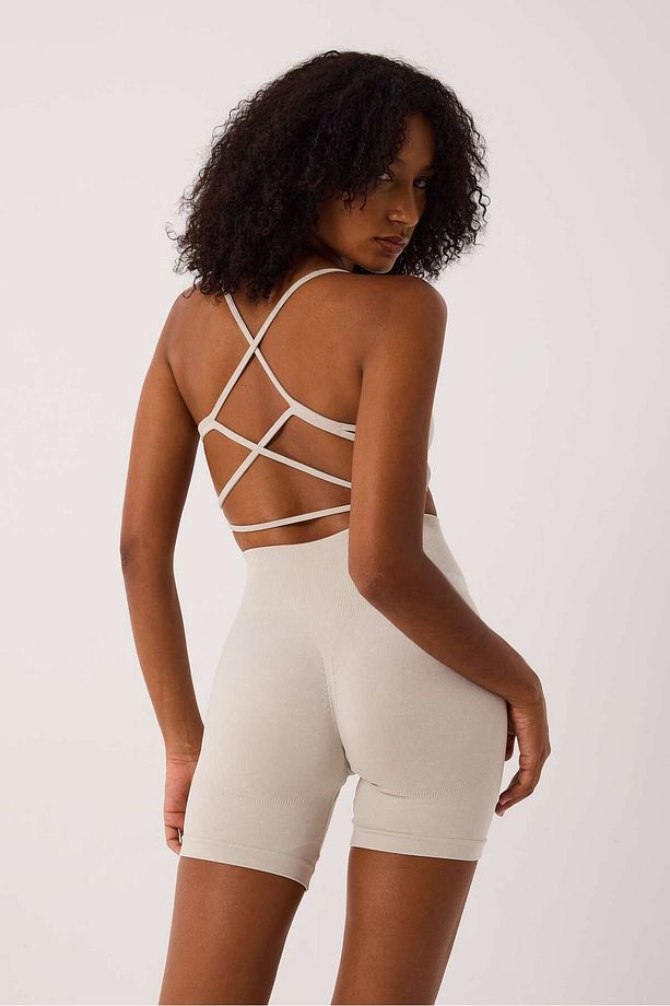 Glowfit Yüksek Bel, Toparlayıcı Seamless Şort - 3