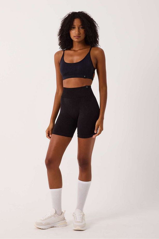 Glowfit Yüksek Bel, Toparlayıcı Seamless Şort - 3
