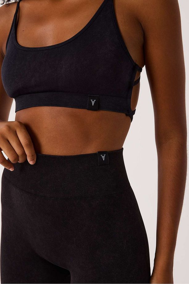 Glowfit Yüksek Bel, Toparlayıcı Seamless Şort - 4