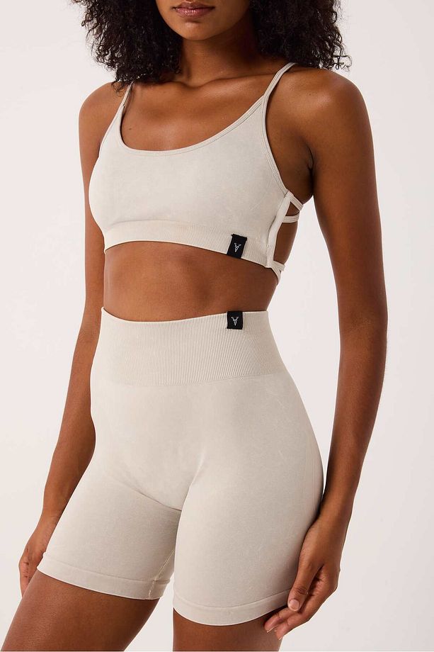 Glowfit Yüksek Bel, Toparlayıcı Seamless Şort - 1