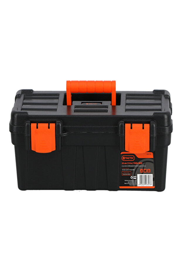 صندوق أدوات بلاستيكي عالي التأثير مع مقبض - 1