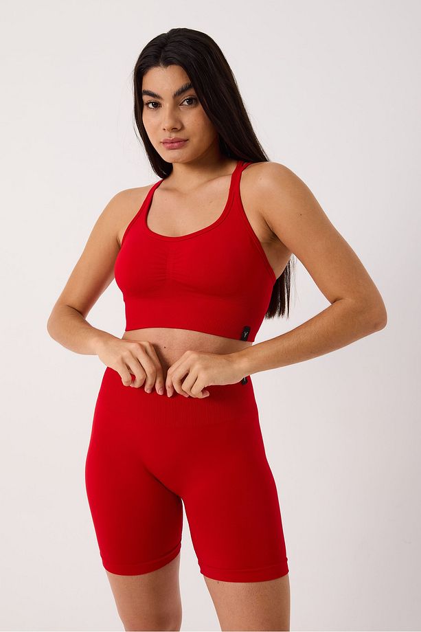 Sally Yüksek Bel Toparlayıcı Seamless Şort - 1