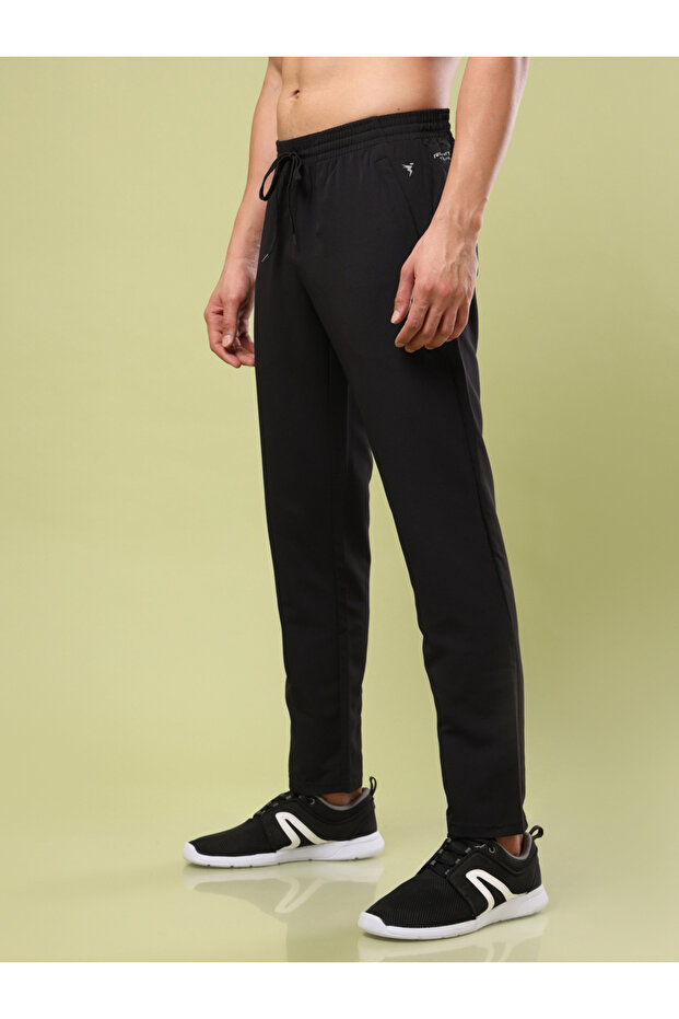 Solid Trackpants with Drawstring - 3