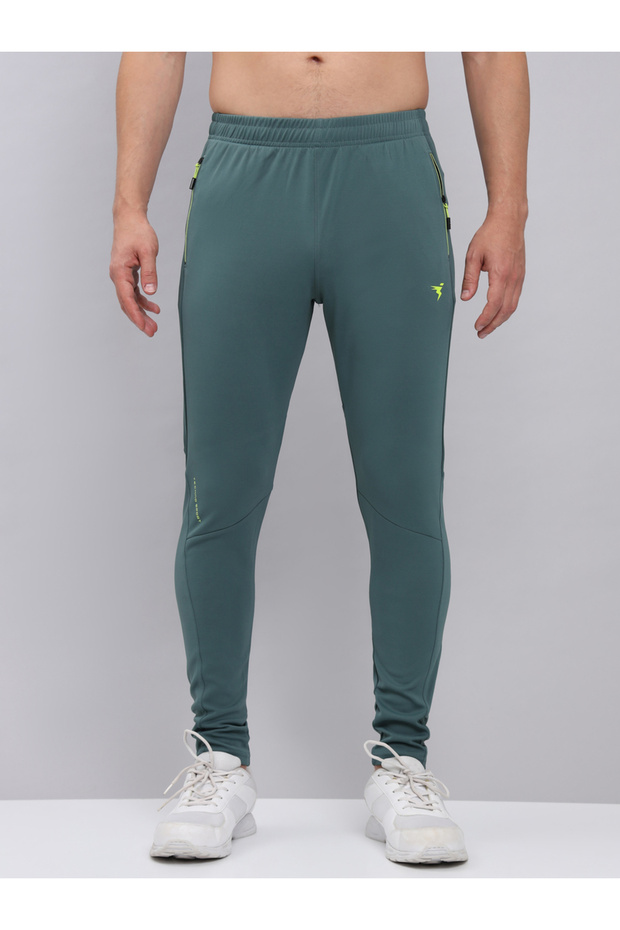 بنطال رياضي مطاطي سادة مع جيوب - 2